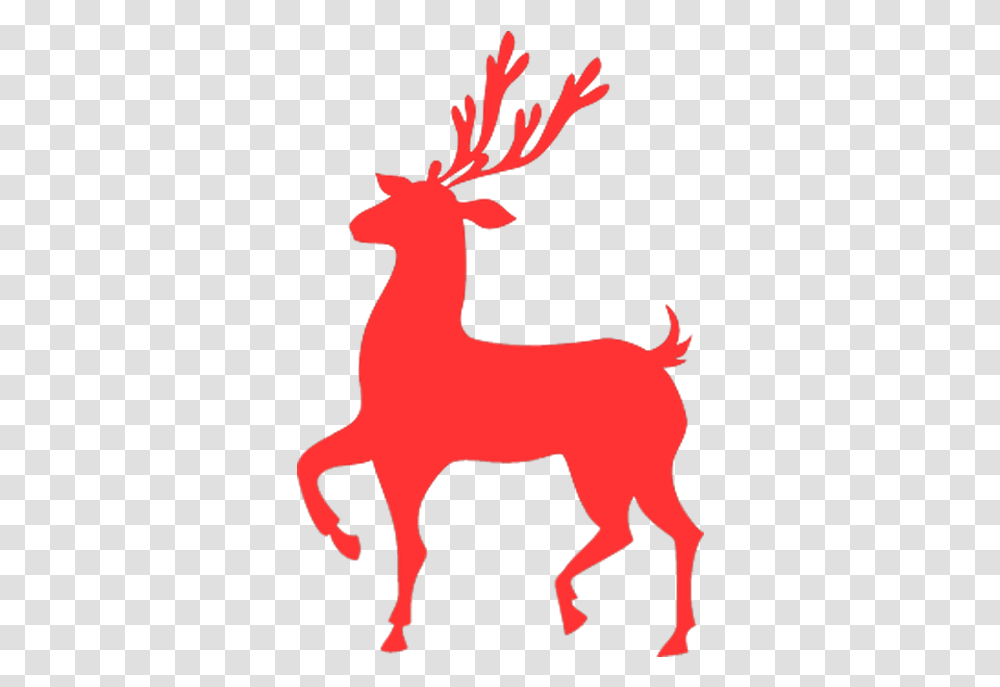 Rudolph Reindeer Santa Claus Christmas Merry Christmas Reindeer Cake Topper, Mammal, Animal, Wildlife, Person Transparent Png