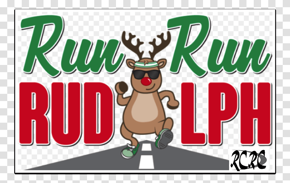 Rudolph Run, Label, Alphabet Transparent Png