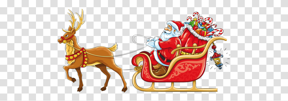 Rudolph Santa Claus Reindeer Christmas Ornament Deer For And, Horse, Mammal, Animal, Birthday Cake Transparent Png