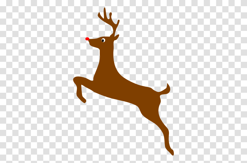 Rudolph The Red Nosed Reindeer Clip Art, Wildlife, Mammal, Animal, Elk Transparent Png