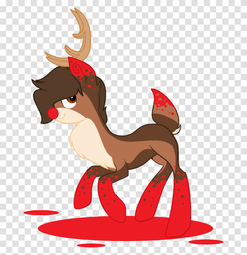 Rudolph The Red Nosed Reindeer Clipart Mlp Reindeer Base, Circus, Leisure Activities, Animal, Mammal Transparent Png