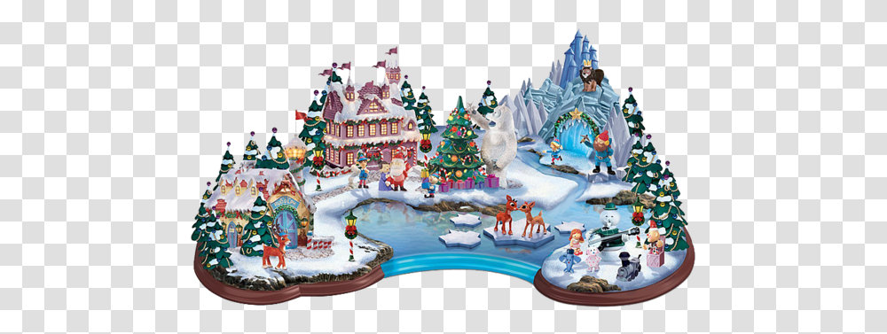 Rudolph The Red Nosed Reindeer Light Up Village, Cookie, Food, Biscuit, Gingerbread Transparent Png