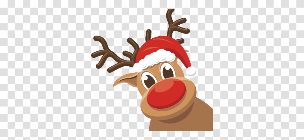 Rudolph The Red Nosed Reindeer Love To Sing, Performer, Clown, Birthday Cake, Dessert Transparent Png