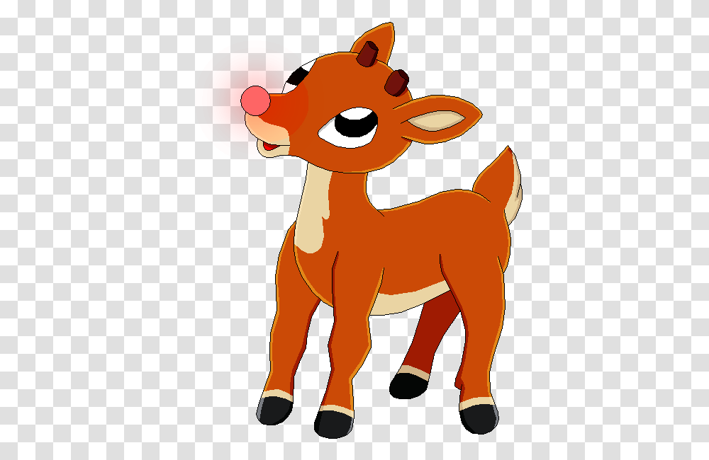 Rudolph The Red Nosed Reindeer, Mammal, Animal, Wildlife Transparent Png
