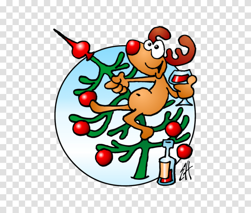 Rudolph The Red Nosed Reindeer Wine Label, Tree, Plant, Bird, Animal Transparent Png