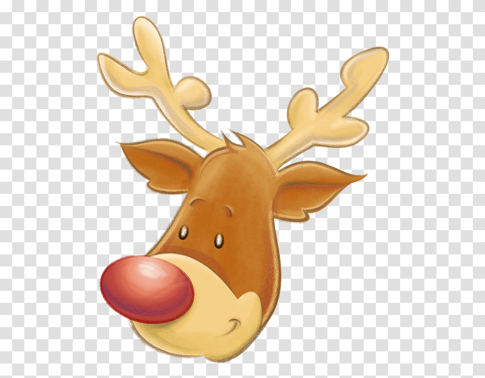 RudolphClass Img Responsive True Size Gambar Kartun Kepala Rusa, Animal, Mammal, Deer, Wildlife Transparent Png