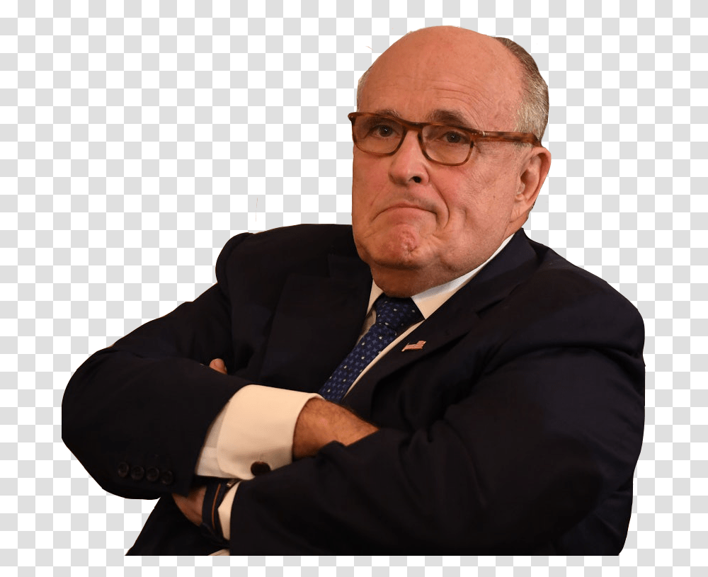 Rudy Giuliani Background, Tie, Person, Suit, Overcoat Transparent Png