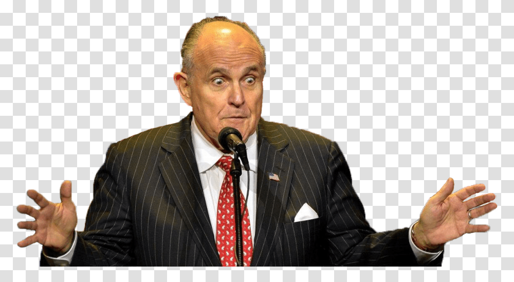 Rudy Giuliani, Tie, Accessories, Person, Crowd Transparent Png