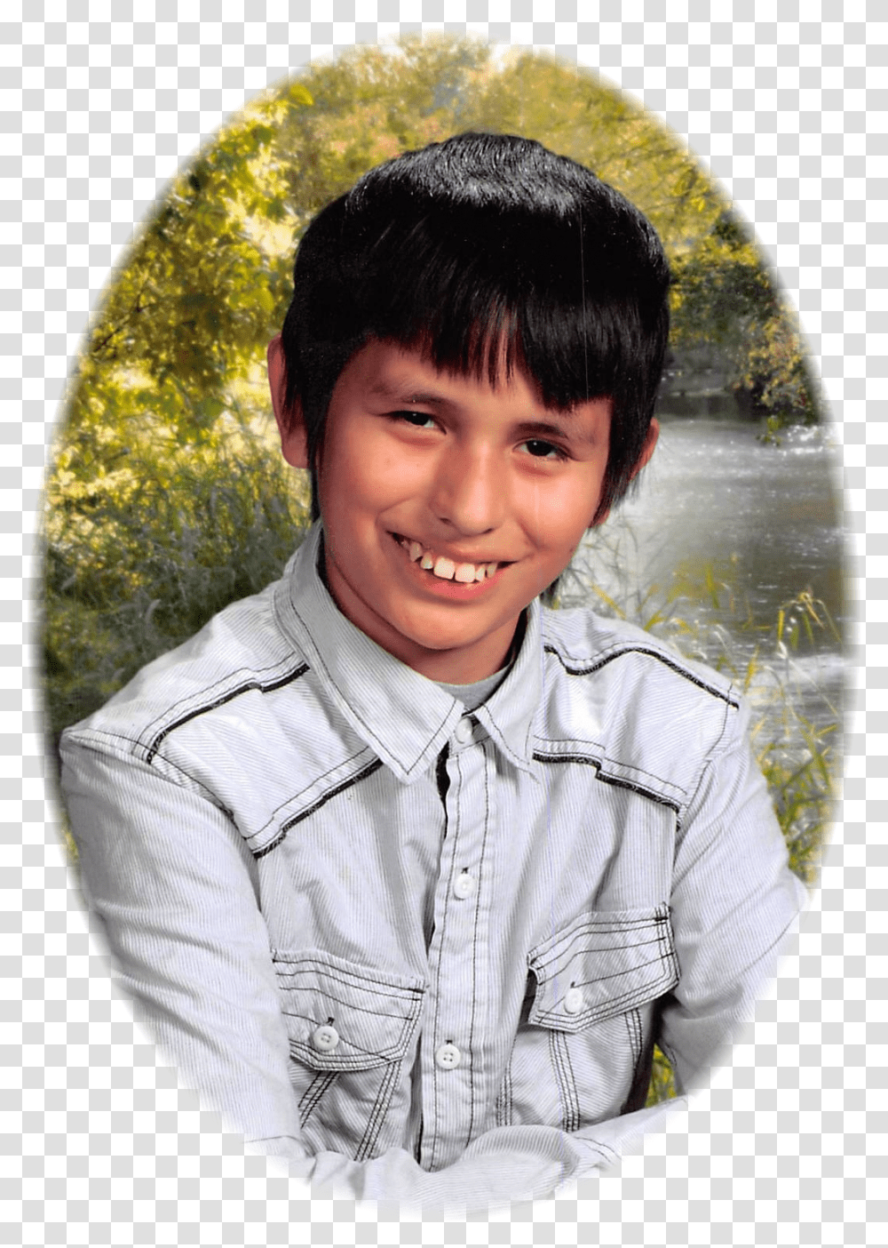 Rueben Littlebird, Smile, Face, Person, Boy Transparent Png