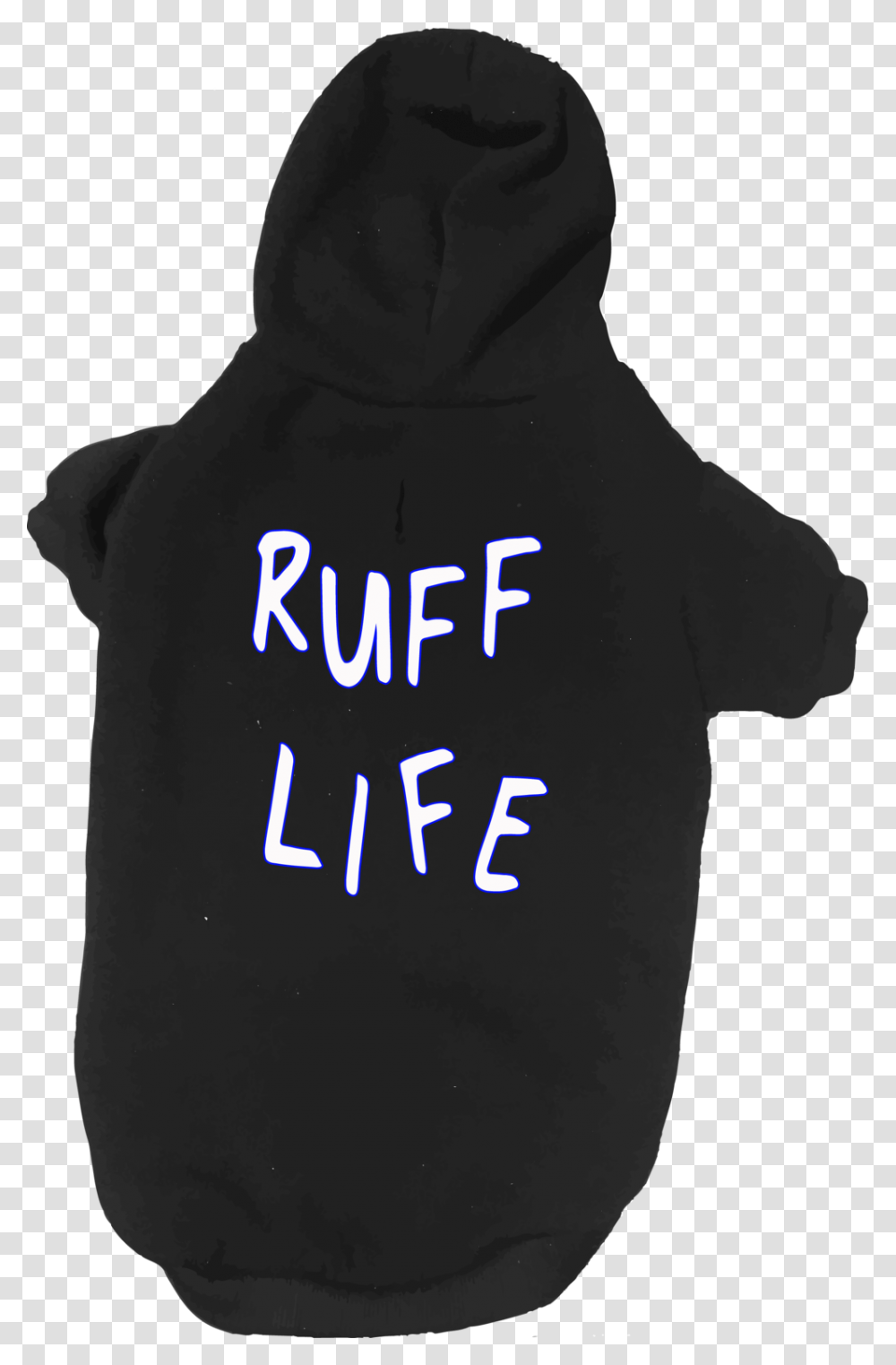 Ruff Life Dog Hoodie Mockup Hoodie, Apparel, Sweatshirt, Sweater Transparent Png