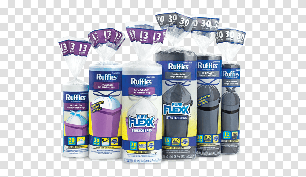 Ruffies Trash Bags, Cosmetics, Bottle, Paint Container, Deodorant Transparent Png