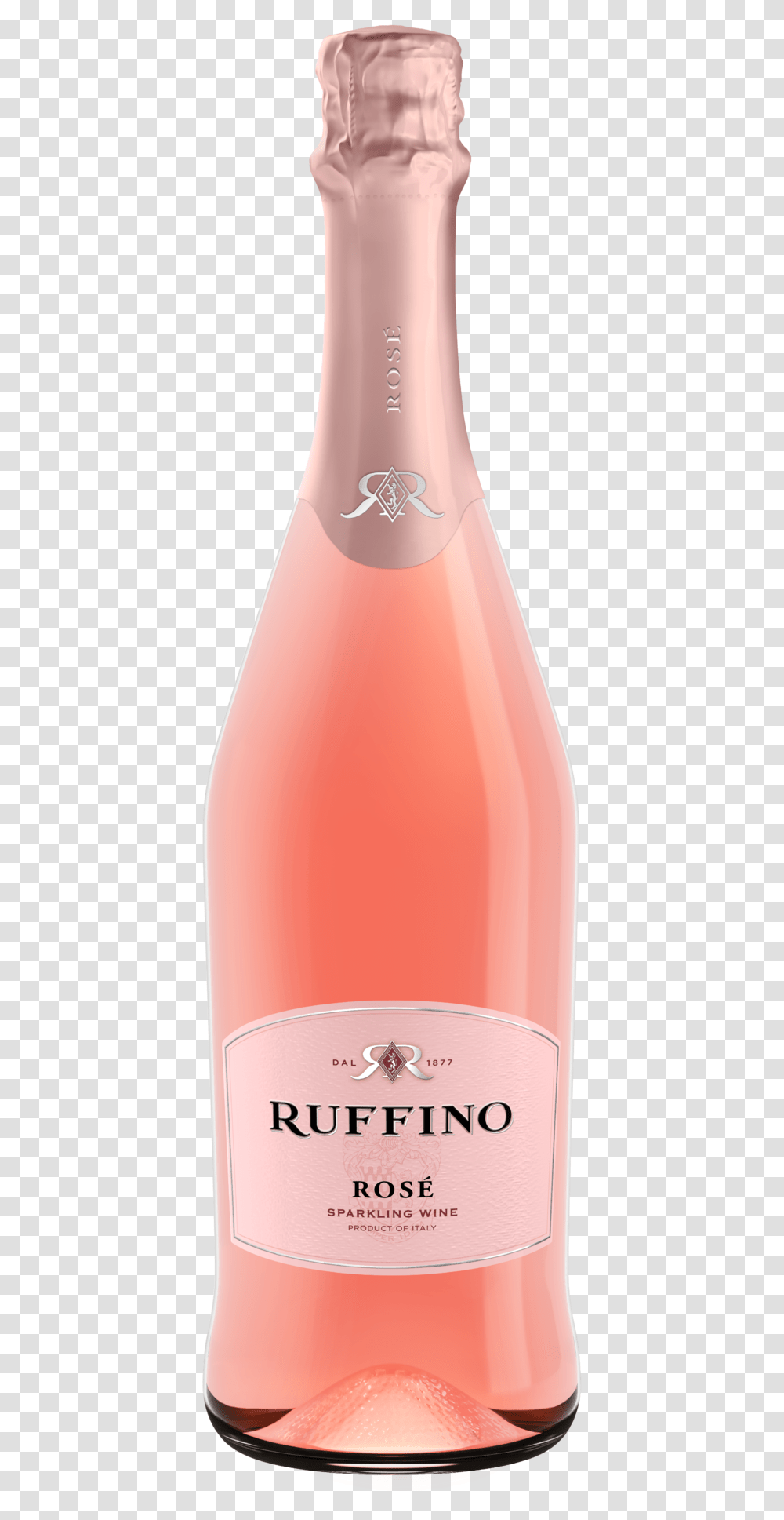 Ruffino Sparkling Rose, Bottle, Skin, Beverage, Drink Transparent Png