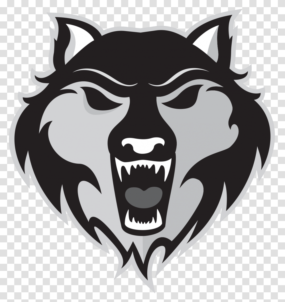 Rugby Alberta Wolf Pack Download Bloxport Middle School, Stencil, Painting Transparent Png