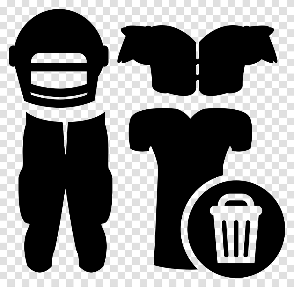 Rugby Clothes Equipment With Laundry Basket Sign Comments Rugby Union, Stencil, Person, Human, Silhouette Transparent Png