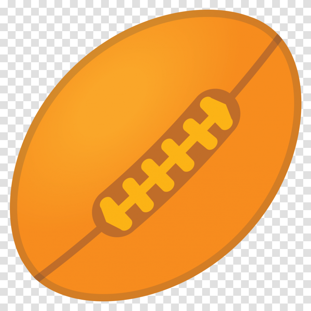Rugby Football Icon Rugby Ball Emoji, Plant, Photography, Food, Sport Transparent Png