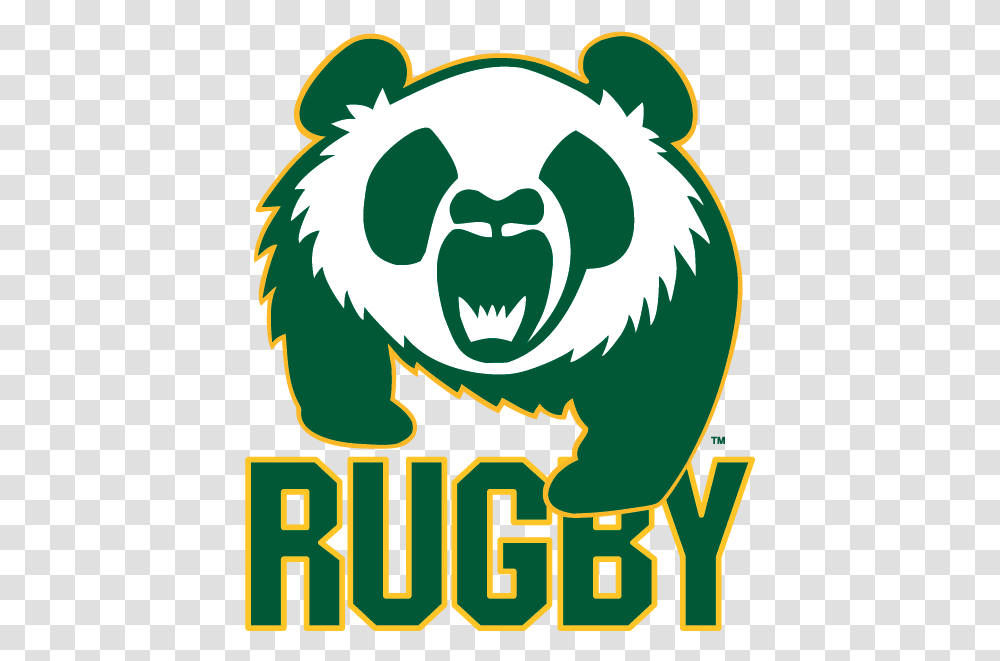 Rugby Green And Gold Sport System Alberta Pandas, Poster, Advertisement, Animal, Mammal Transparent Png