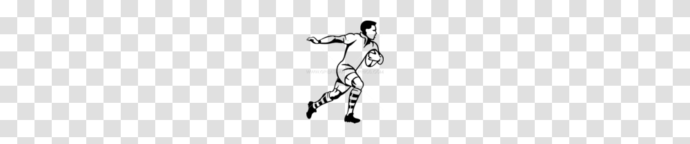 Rugby Player Running Production Ready Artwork For T Shirt Printing, Oars, Paddle, Bow, Patio Umbrella Transparent Png