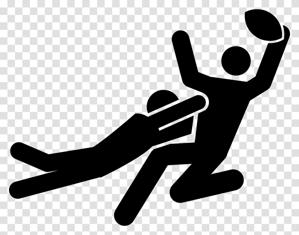 Rugby Players Fighting For The Ball Rugby Union Rugby Icon, Hammer, Tool, Stencil Transparent Png