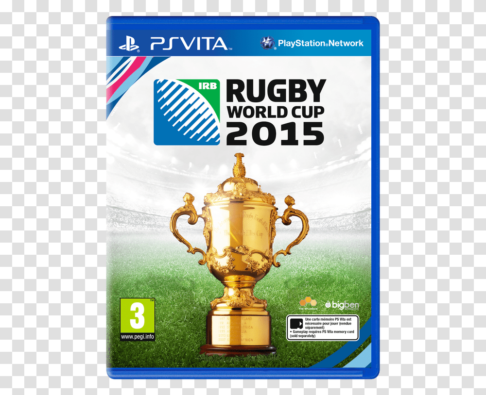Rugby World Cup 2015 Playstation, Trophy, Paper, Poster, Advertisement Transparent Png