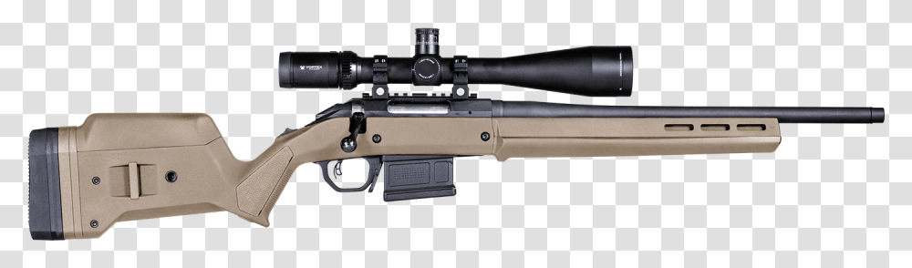 Ruger American 6.5 Creedmoor Magpul, Gun, Weapon, Weaponry, Rifle Transparent Png