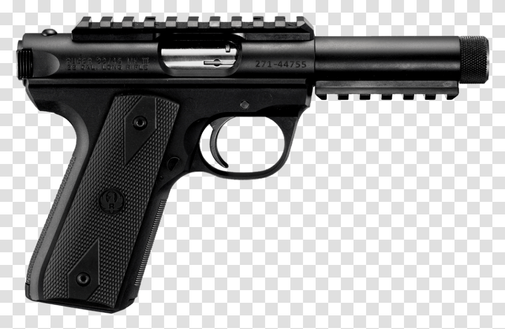 Ruger Ruger 22, Gun, Weapon, Weaponry, Handgun Transparent Png