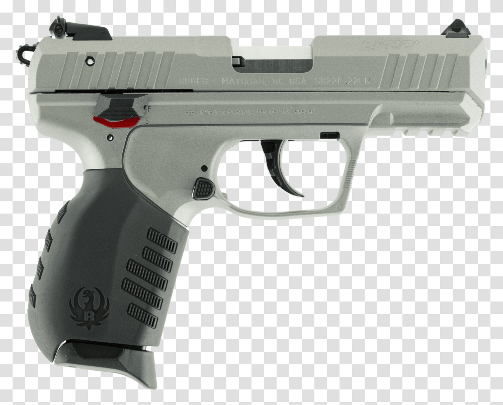 Ruger Sr22 Pistol, Gun, Weapon, Weaponry, Handgun Transparent Png