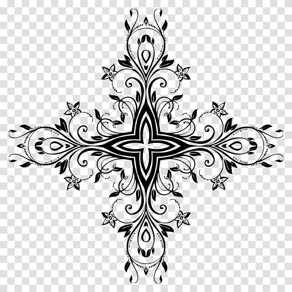 Rugged Cross Clipart Images Cross Ornament, Gray, World Of Warcraft Transparent Png