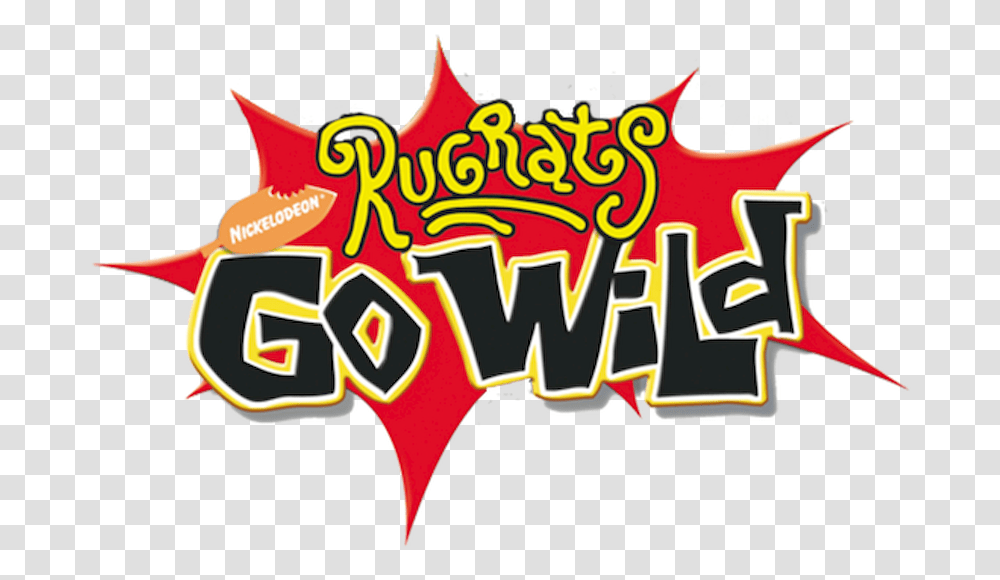 Rugrats Go Wild Netflix Rugrats Go Wild Vhs, Label, Text, Sticker, Graffiti Transparent Png