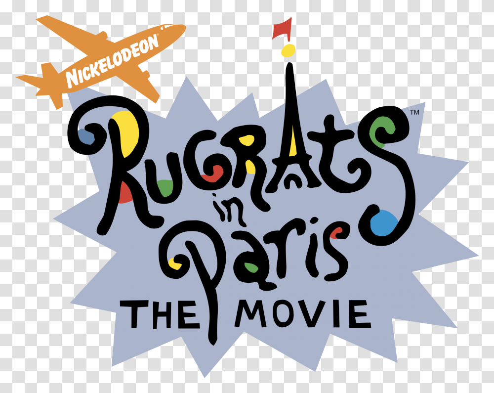Rugrats In Paris Logo Rugrats In Paris The Movie Logo, Number, Poster Transparent Png