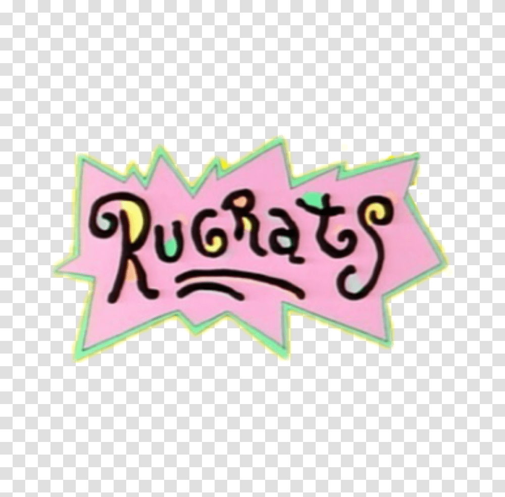 Rugrats, Label, Birthday Cake, Sticker Transparent Png
