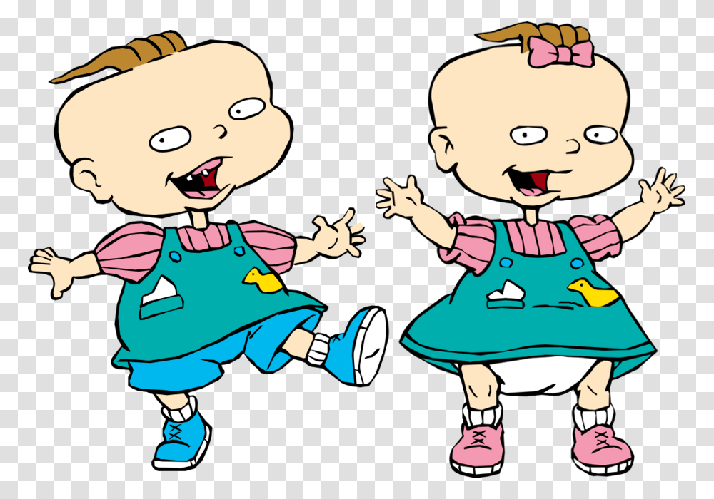 Rugrats Phil And Lil, Person, Human, Performer, Hand Transparent Png