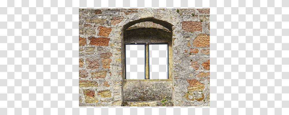 Ruin Architecture, Wall, Window, Walkway Transparent Png