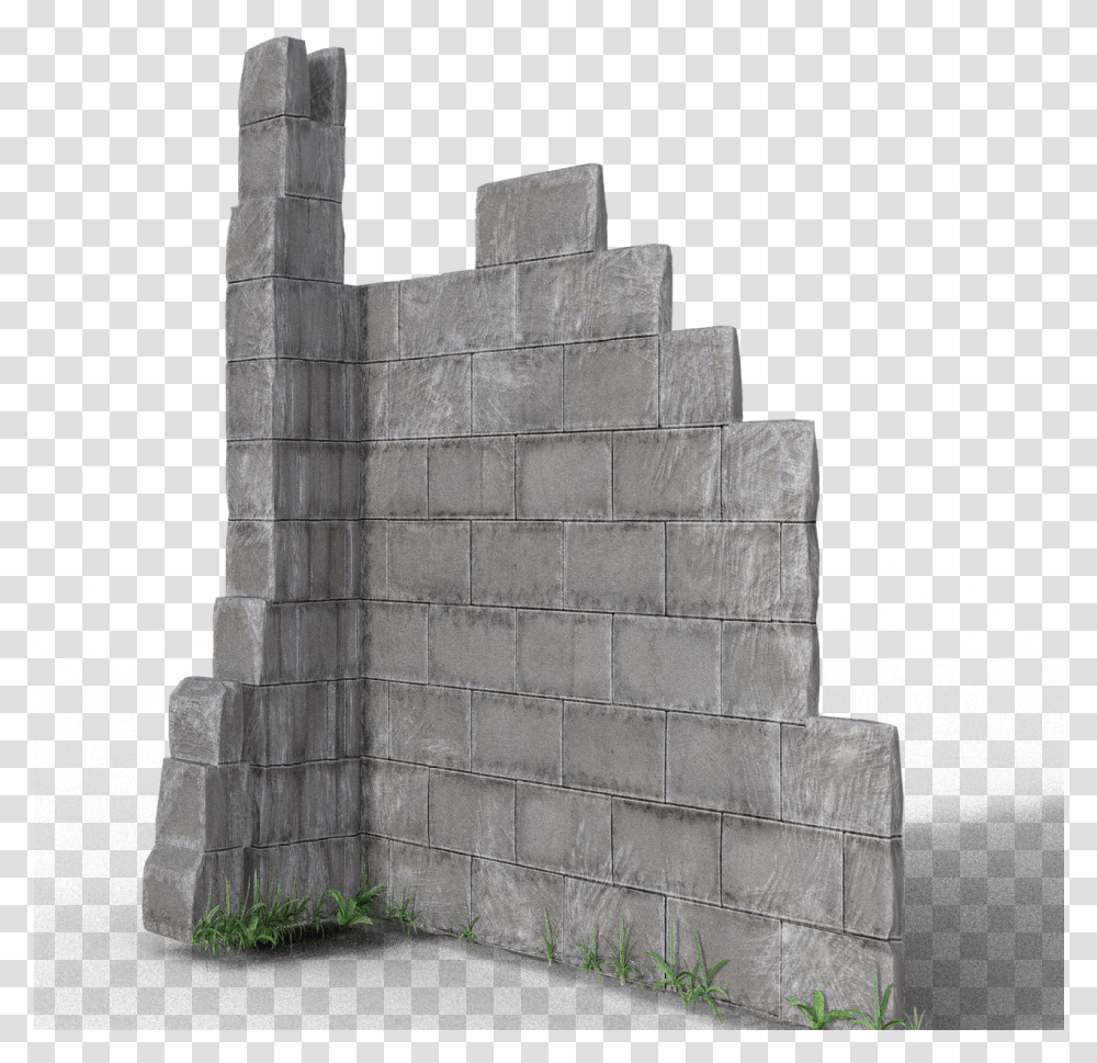 Ruin Stone Ivy Free Photo Ruins Wall, Concrete, Building, Architecture, Handrail Transparent Png