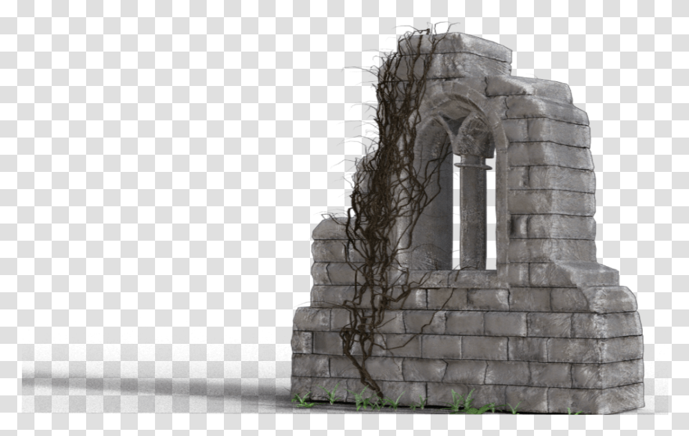 Ruins Castle Stone Ruin Brick Psp Clipart Ruins, Architecture, Building, Tower, Wall Transparent Png