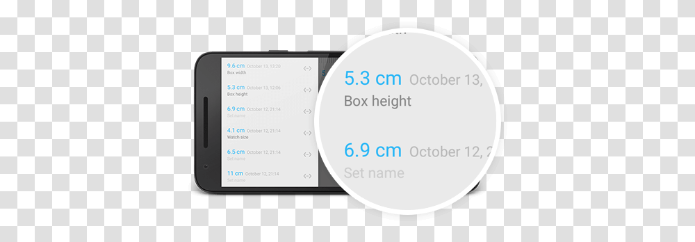 Ruler App For Android Measure Length With Your Phone Technology Applications, Text, Electronics, Outdoors, Computer Transparent Png