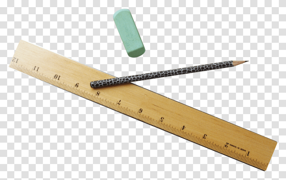 Ruler, Tool, Furniture, Rubber Eraser, Wood Transparent Png