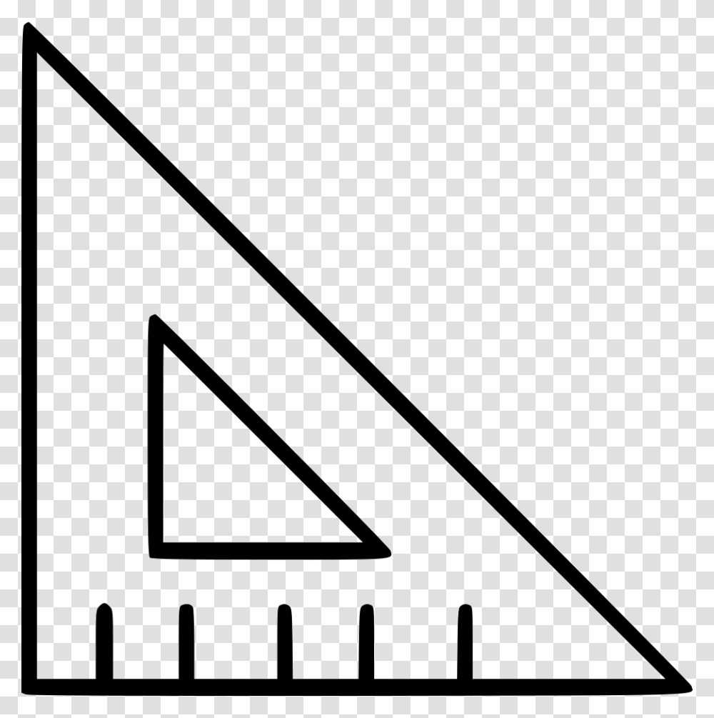 Ruler Triangle Icon Free Download, Baton, Stick Transparent Png