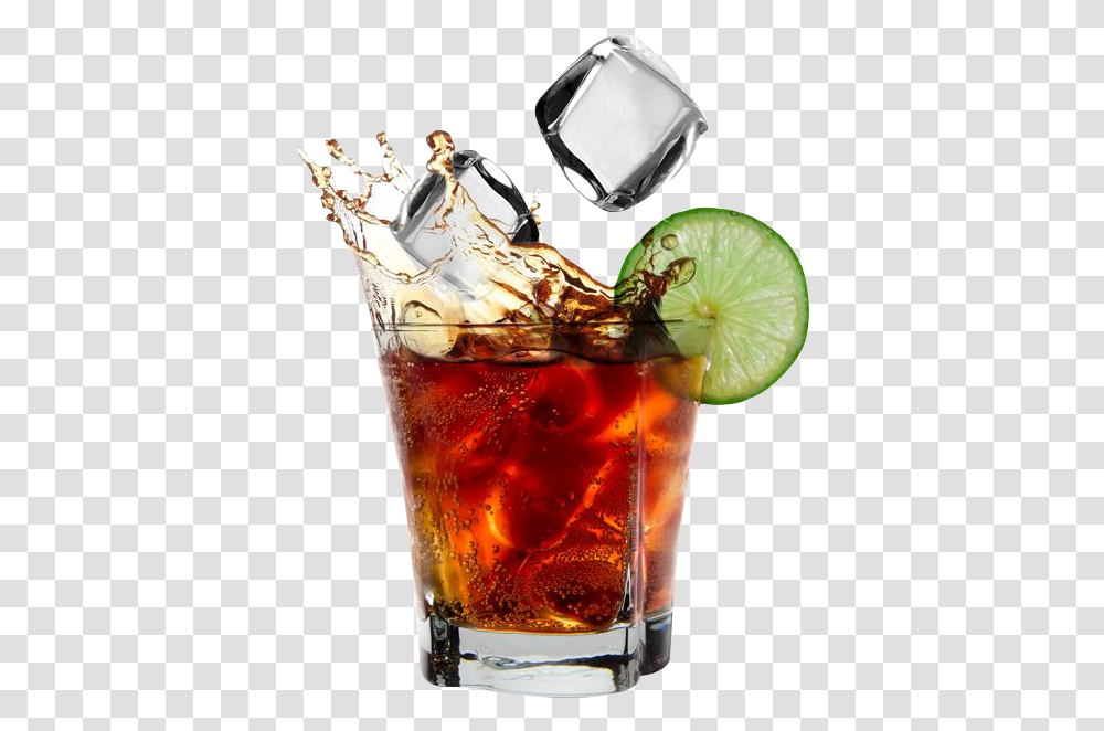 Rum And Coke, Cocktail, Alcohol, Beverage, Soda Transparent Png