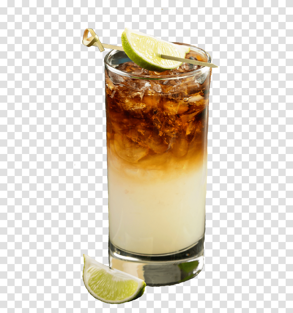 Rum And Coke Dark And Stormy, Beverage, Drink, Glass, Cocktail Transparent Png
