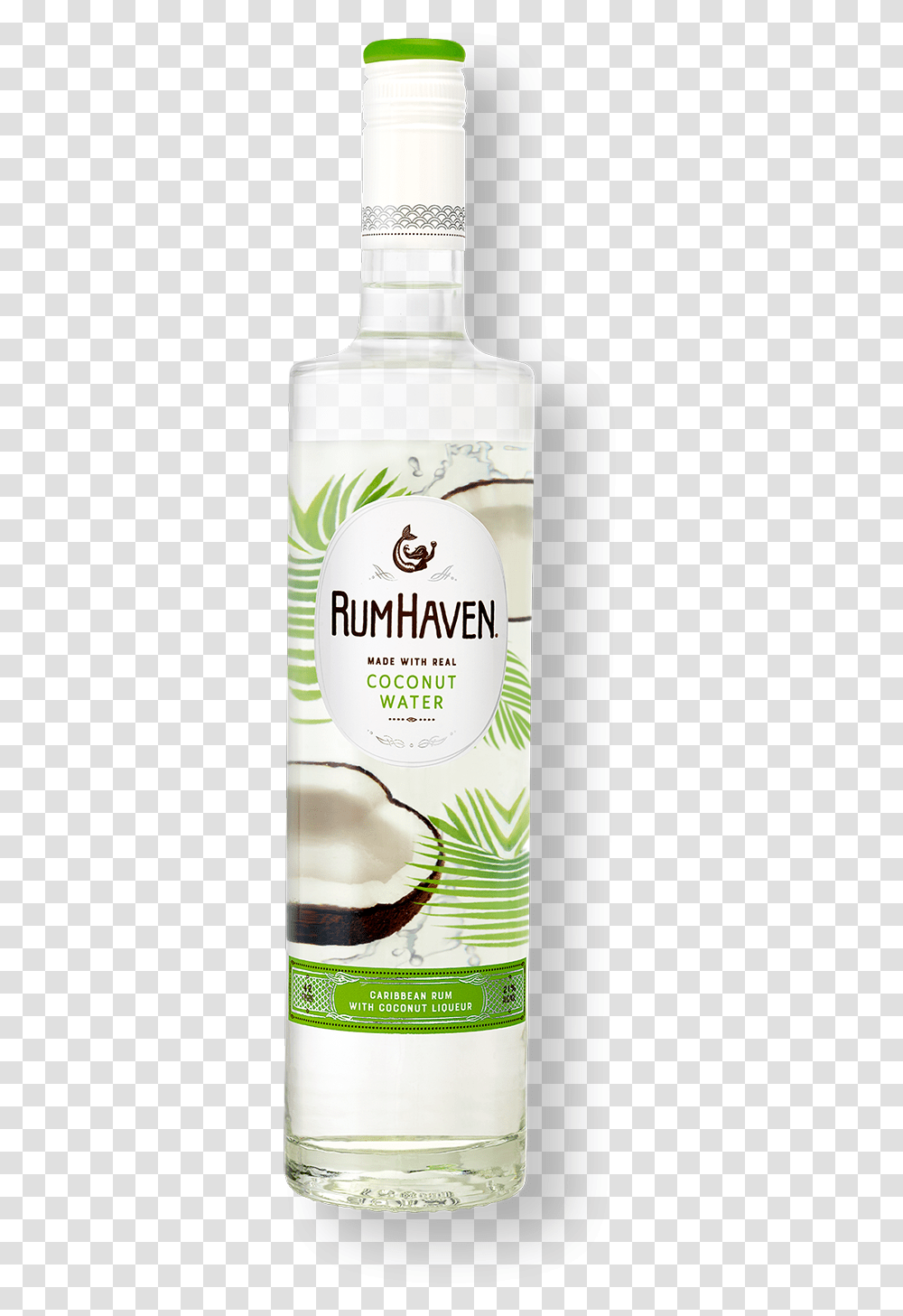 Rum Haven Coconut Water, Plant, Food, Beverage, Bottle Transparent Png