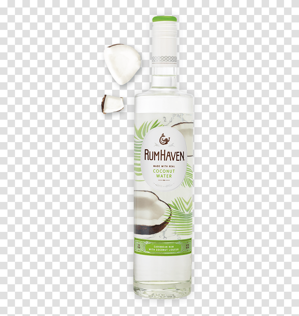 Rumhaven Coconut Water Rum, Cosmetics, Deodorant, Bottle, Beer Transparent Png