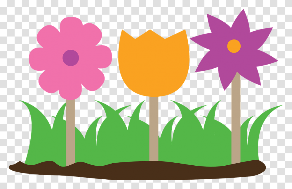 Rumput Dan Bunga Animasi, Plant, Flower Transparent Png