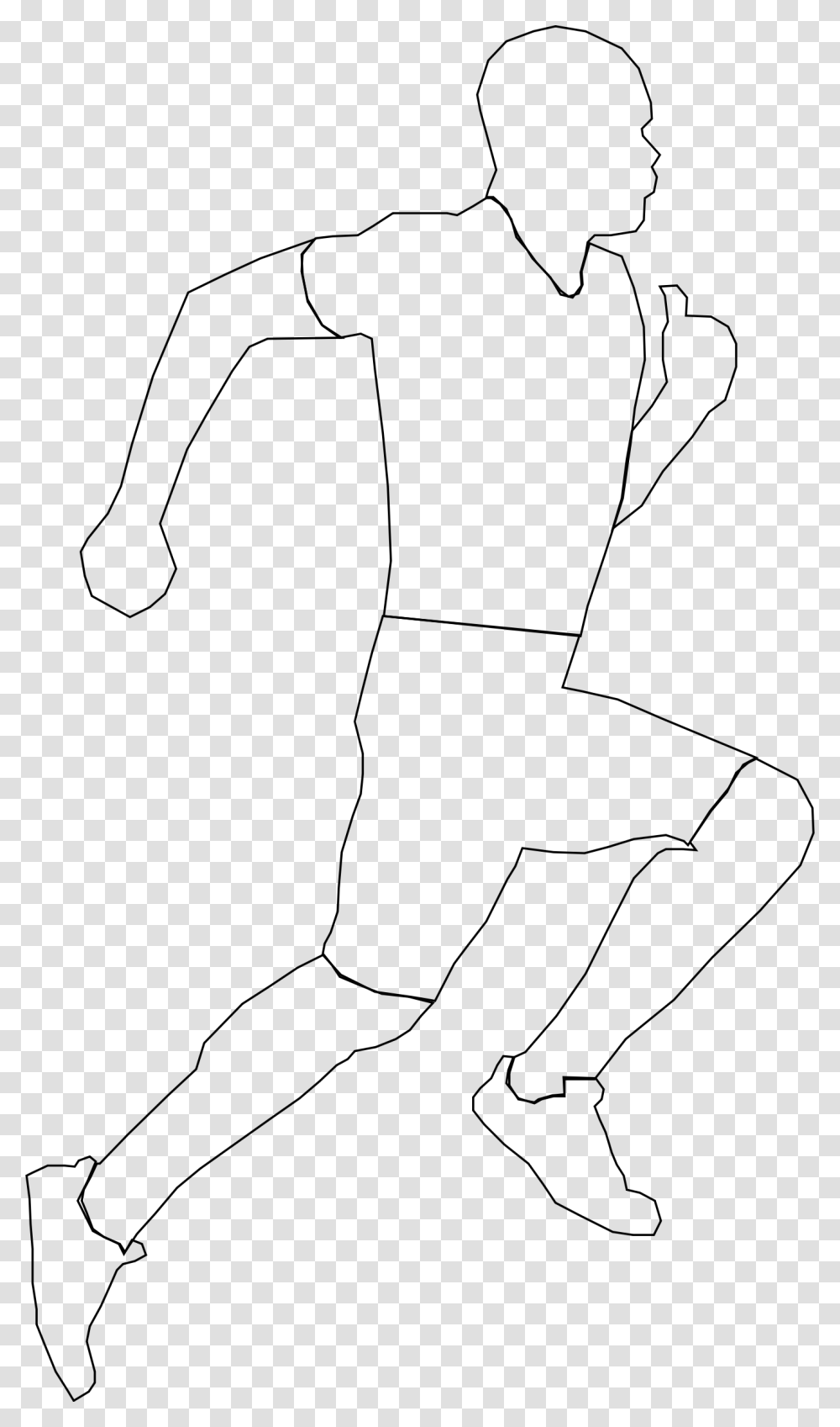 Run 2 Clip Arts Clip Art Running Legs Black And White, Gray, World Of Warcraft Transparent Png