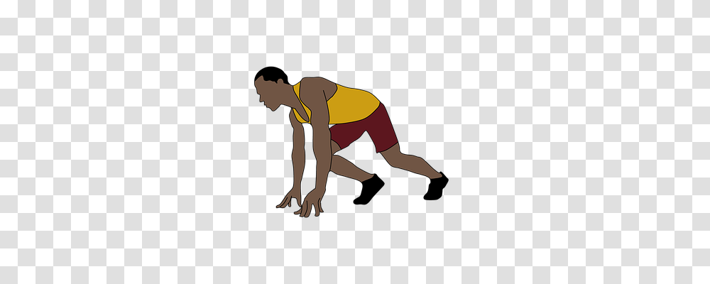 Run Sport, Person, Human, Kneeling Transparent Png