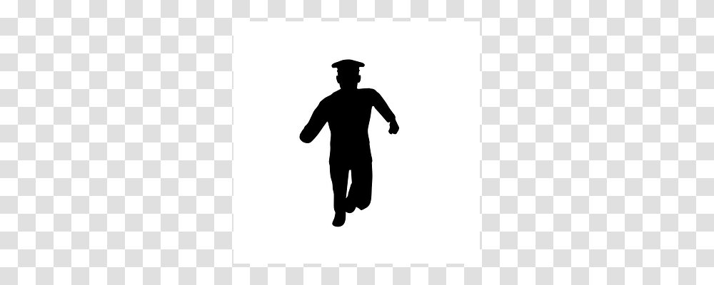 Run Silhouette, Person, Human, Stencil Transparent Png