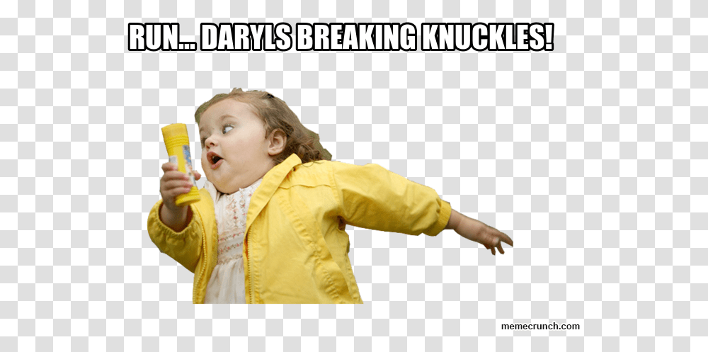 Run Daryls Breaking Knuckles Memes About Avoiding Feelings, Apparel, Coat, Person Transparent Png