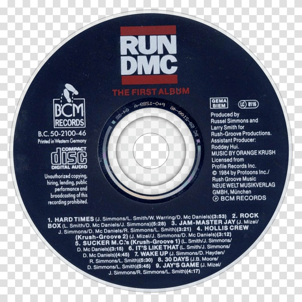 Run Dmc Run Dmc Record, Disk, Dvd Transparent Png