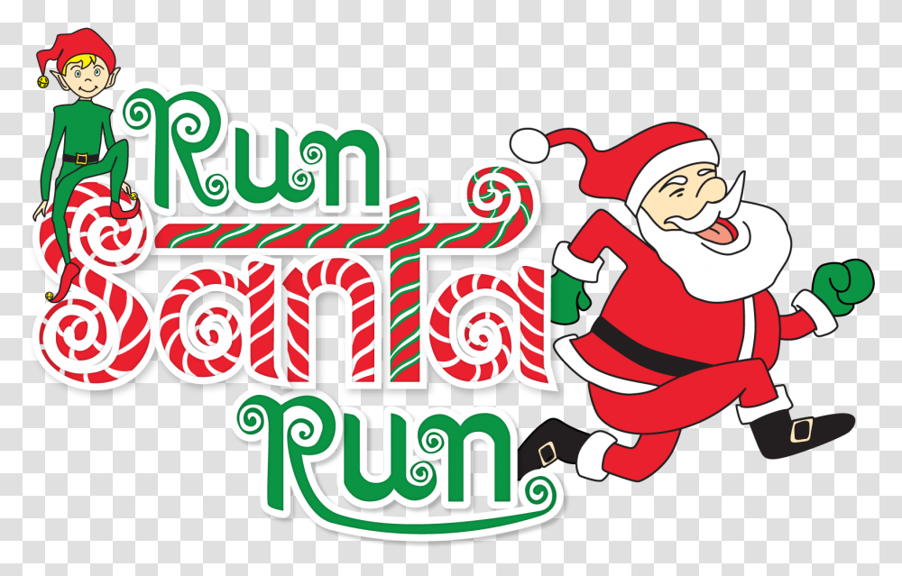 Run Santa Run, Alphabet, Crowd Transparent Png