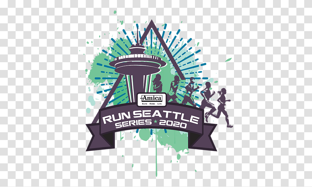 Run Seattle Series Marathon Event, Logo, Symbol, Trademark, Graphics Transparent Png