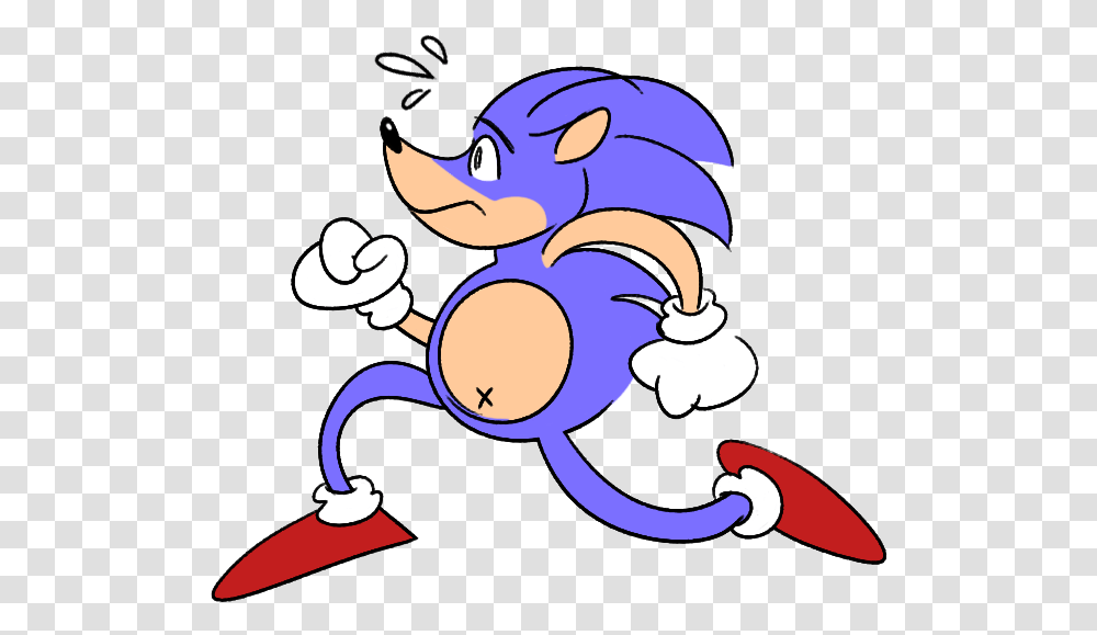 Run Sonic Run Sonic Running Side View, Animal, Mammal Transparent Png
